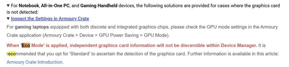 Image from: Windows 11 Dilaporkan Memadam Perisian Pemandu Grafik Jika Mod Eco Digunakan Terlalu Lama