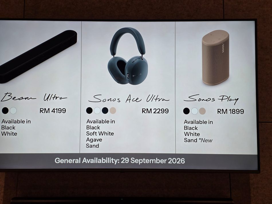 Image from: Pra-tempahan Sonos Beam Ultra Dibuka Dengan Harga RM4199 – Jualan Bermula 29 September Ini