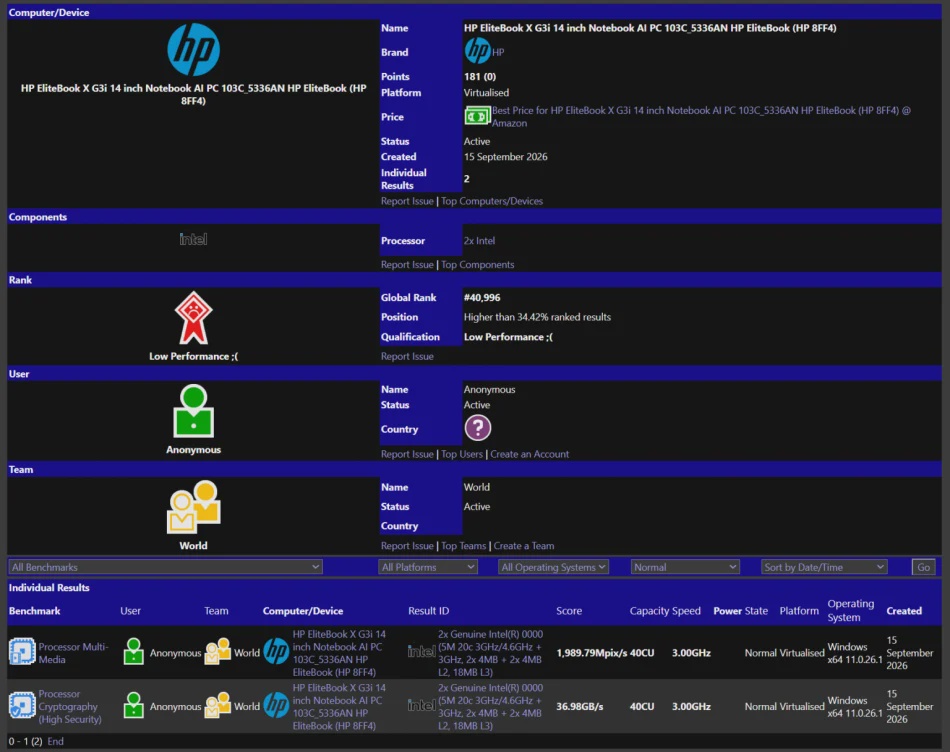 Image from: HP EliteBook X G3i Dikenalpasti Sebagai Komputer Riba Pertama Dikuasakan Cip Intel Nova Lake