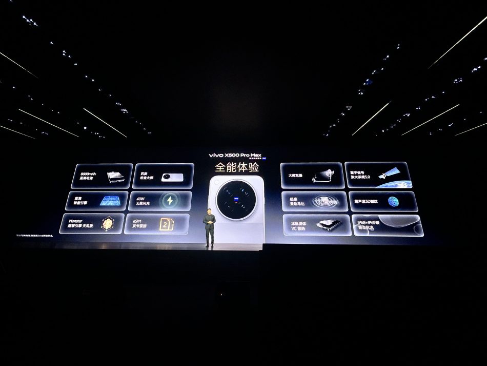 Image from: Vivo X500 Pro Max, X500 Pro Dan X500 Kini Rasmi – Cip Dimensity 9600 Pro, Kamera 200MP ZEISS
