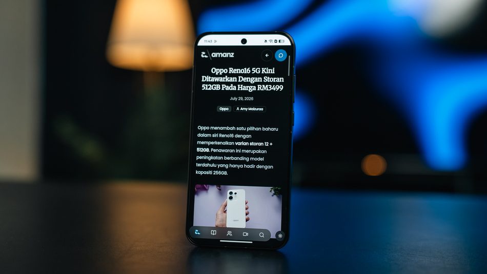 Image from: Ulasan Oppo Reno16 Pro 5G – Resipi Lama, Rasa Lebih Baharu