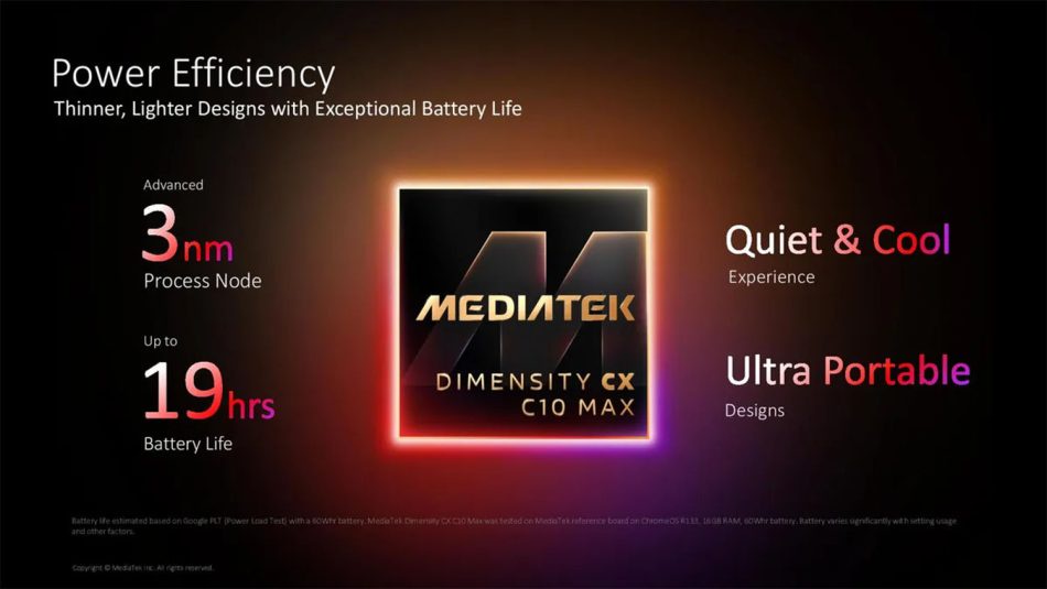 Image from: MediaTek Dimensity CX C10 Max Dilancarkan Untuk Googlebook