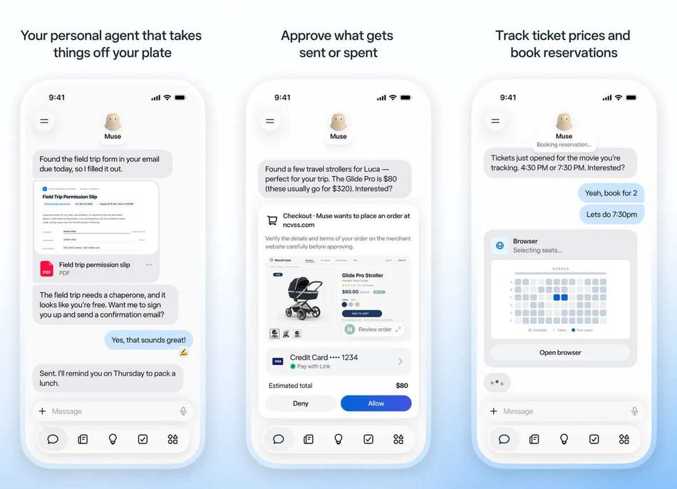 Image from: Meta Memperkenalkan Muse – Ejen AI Peribadi Yang Boleh Bantu Lakukan Sejumlah Tugasan