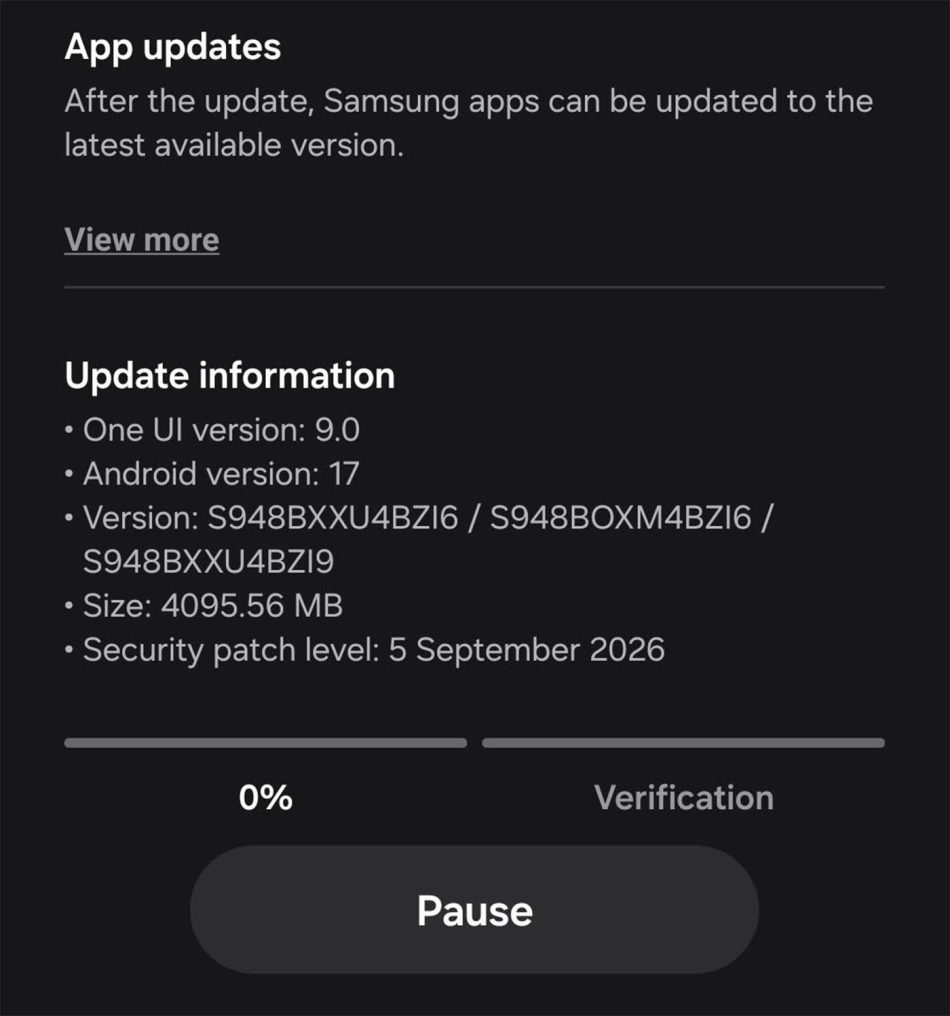 Image from: Siri Samsung Galaxy S26 Mula Terima Kemaskini Android 17 Di Malaysia