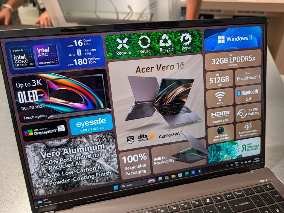 Image from: Pandang Pertama Acer Vero 16 – Acer Semakin Menghampiri Penawaran Komputer Modular