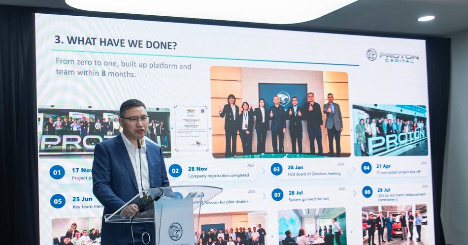 Image from: Proton Lancar Proton Capital – Syarikat Khusus Memfokuskan Pembiayaan Pembelian Kereta Proton Baharu