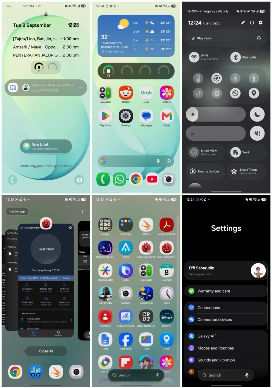 Image from: Ulasan Samsung Galaxy S26 FE – Sama Tapi Tak Serupa
