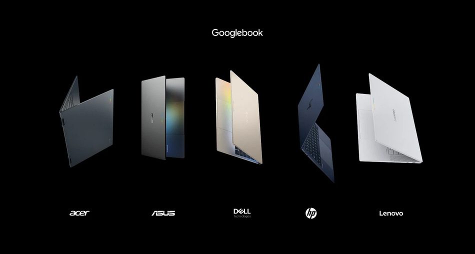 Image from: Googlebook Dilancarkan Dengan Sistem Operasi Baharu – Dikeluarkan Acer, ASUS, Dell, HP dan Lenovo