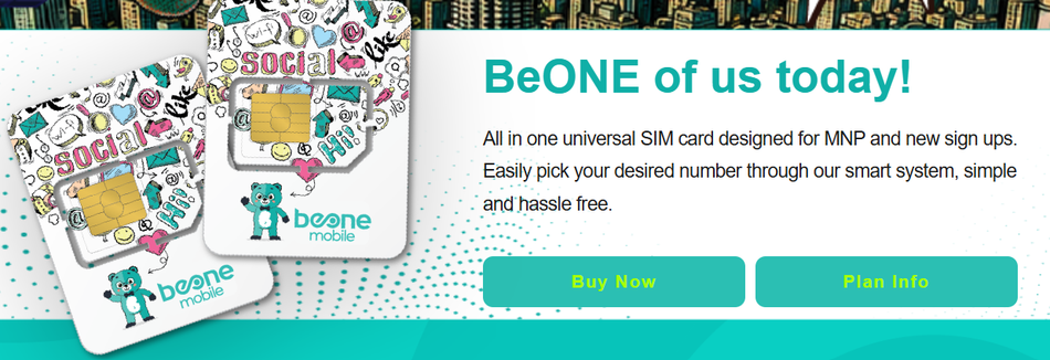 Image from: BeONE Mobile Diperkenalkan Sebagai Perkhidmatan MVNO Terbaru Dikuasakan Rangkaian Maxis