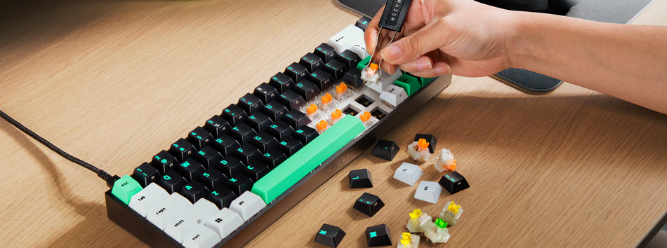 Image from: Razer Reclusa X Mini Ialah Papan Kekunci Bersaiz 65% Dengan Rekaan Tersuai Pada Harga RM239