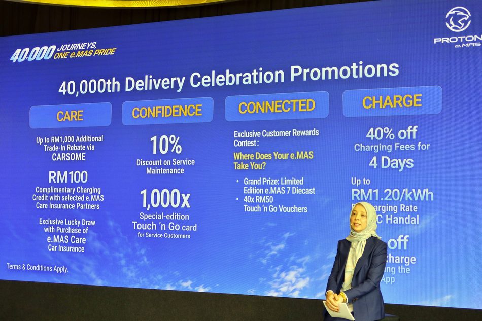 Image from: Pro-NET Berjaya Menjual Lebih 40,000 Unit Proton e.MAS – Promosi Khas Oktober Ini