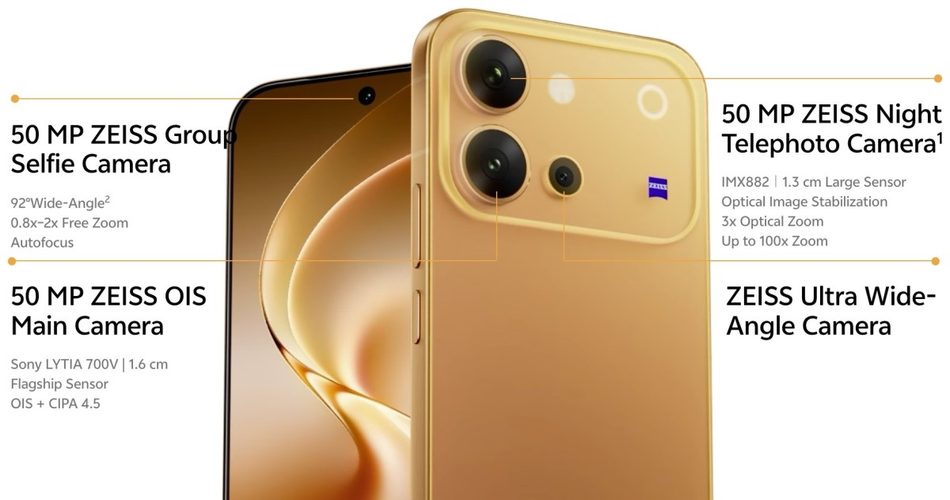 Image from: Vivo V80 Dilancarkan Dengan Skrin 144Hz, Kamera ZEISS 50MP Dan Bateri 7200mAh