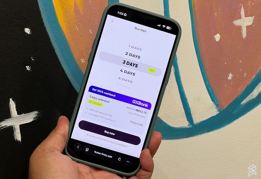 Image from: 你现在可以通过GXBank App购买Firsty旅行eSIM