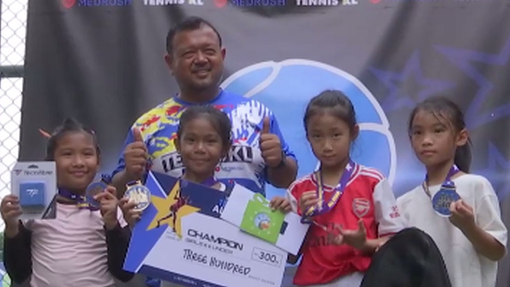 Program Tenis Kuala Lumpur Gelaran bukan ukuran sebenar si cilik