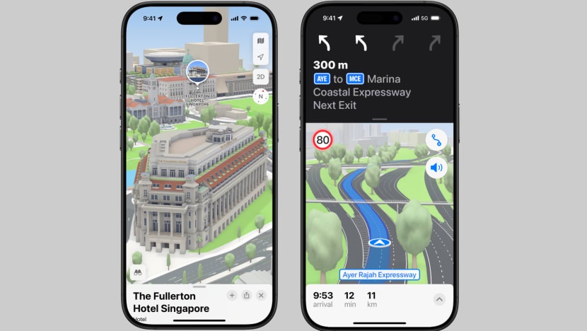 Singapore gets Apple Maps' Detailed City Experience with custom 3D ...