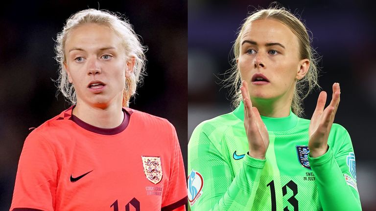 England Women: Sarina Wiegman recalls goalkeeper Hannah Hampton and ...