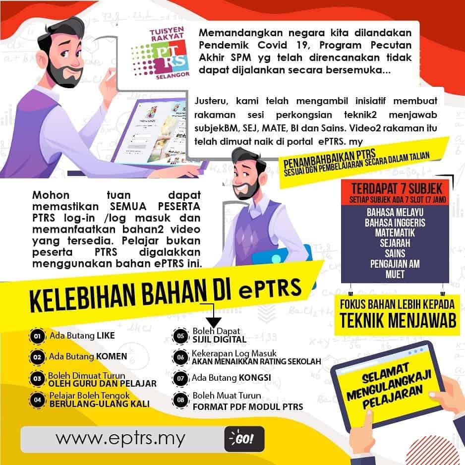Image from: PTRS – Program Tuisyen Rakyat Selangor 2026