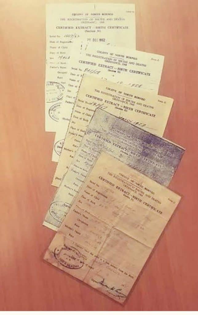 tukar surat beranak baru