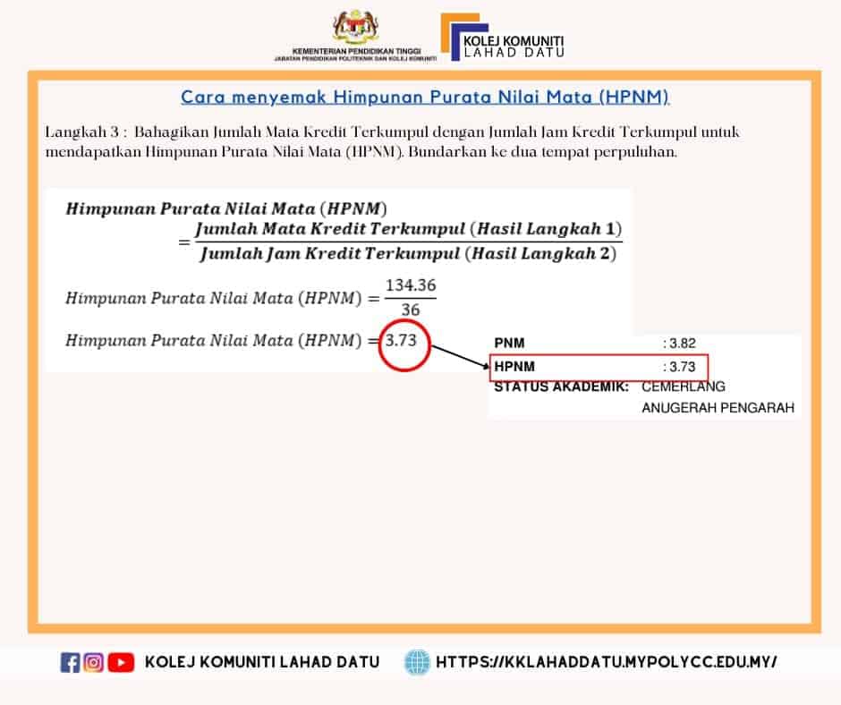Semakan Keputusan Peperiksaan Kolej Komuniti Sesi II: 2025/2026