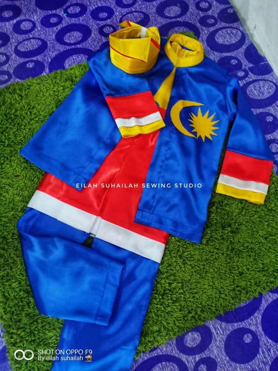 Image from: Idea Baju Merdeka Kanak-Kanak & Pelajar (Lelaki & Perempuan)