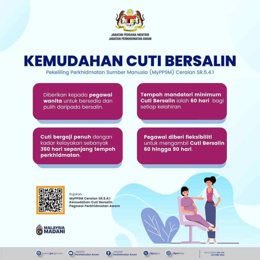 cuti bersalin kerajaan