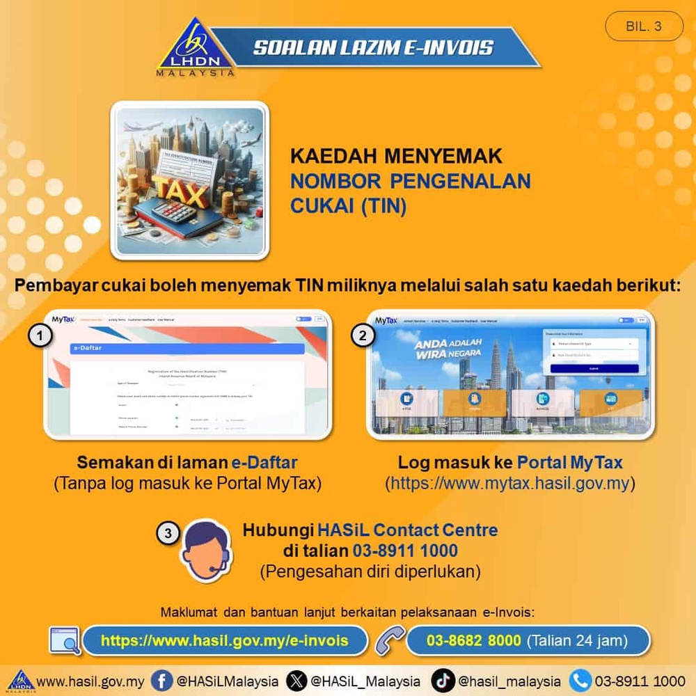 Image from: Nak Tuntut Pelepasan Cukai? LHDN Galakkan Anda Minta E-Invois Untuk Pembelian Ini