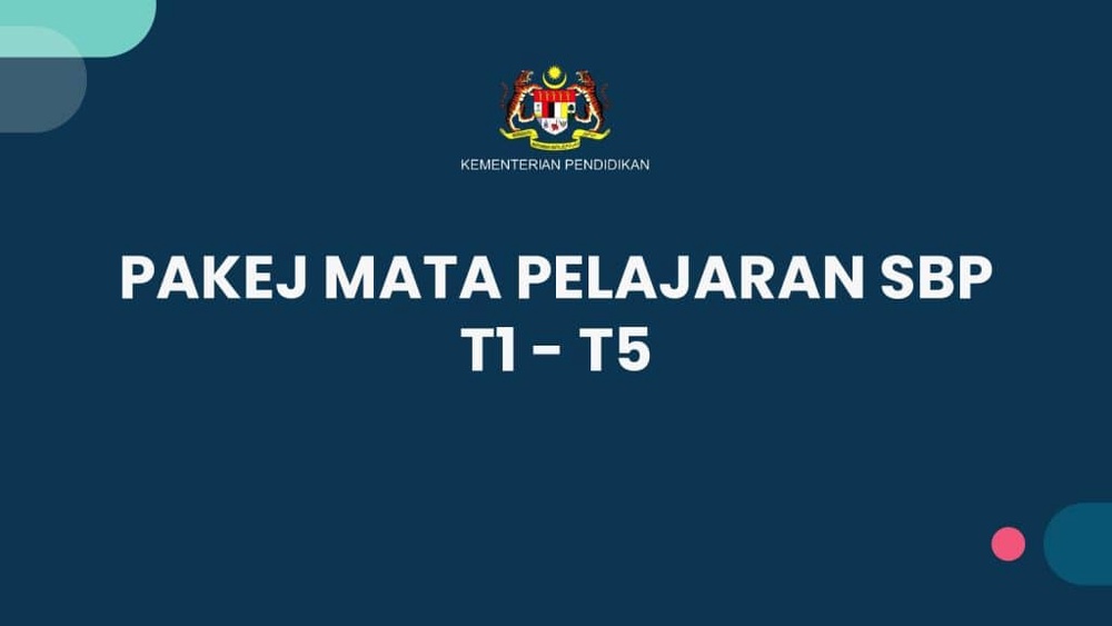 Mata pelajaran SBP T1-T5
