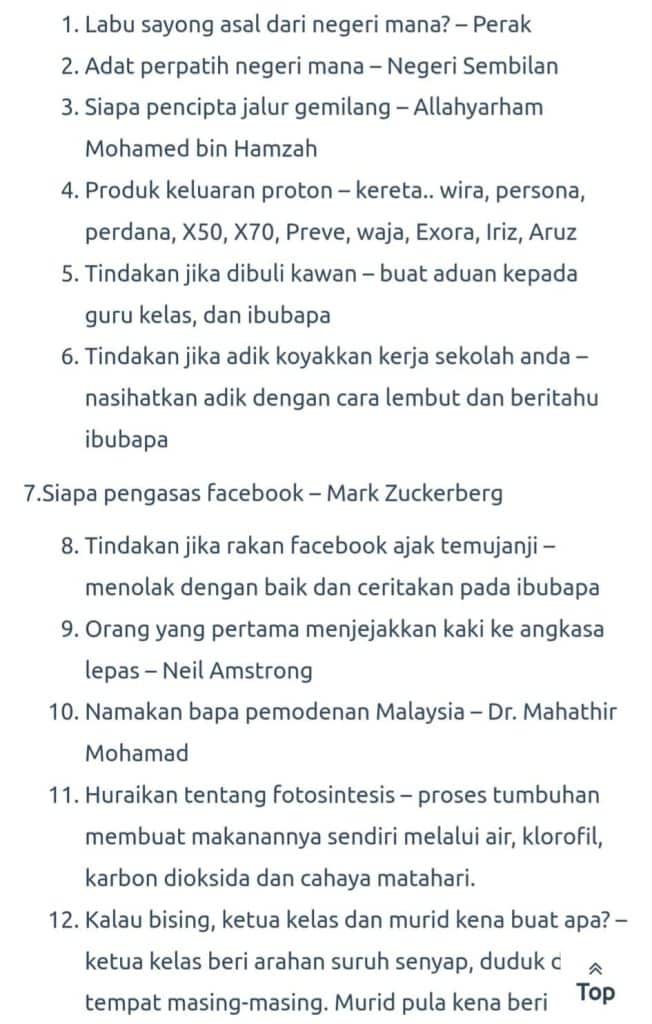 CONTOH SOALAN PKSK BAHAGIAN B (KECERDASAN INTELEK)