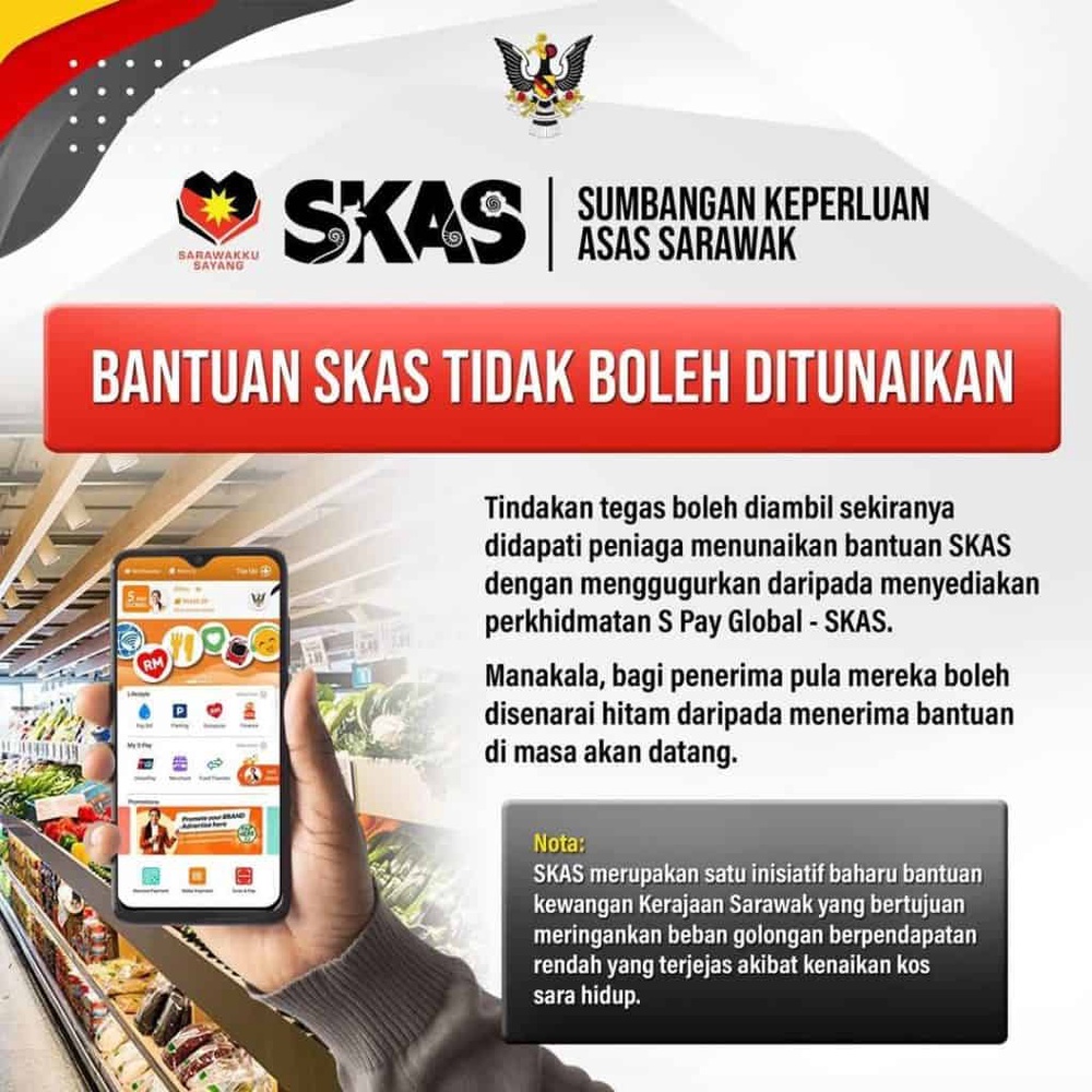 Image from: SKAS Fasa 2 – Tarikh, Semakan & Kadar Bantuan