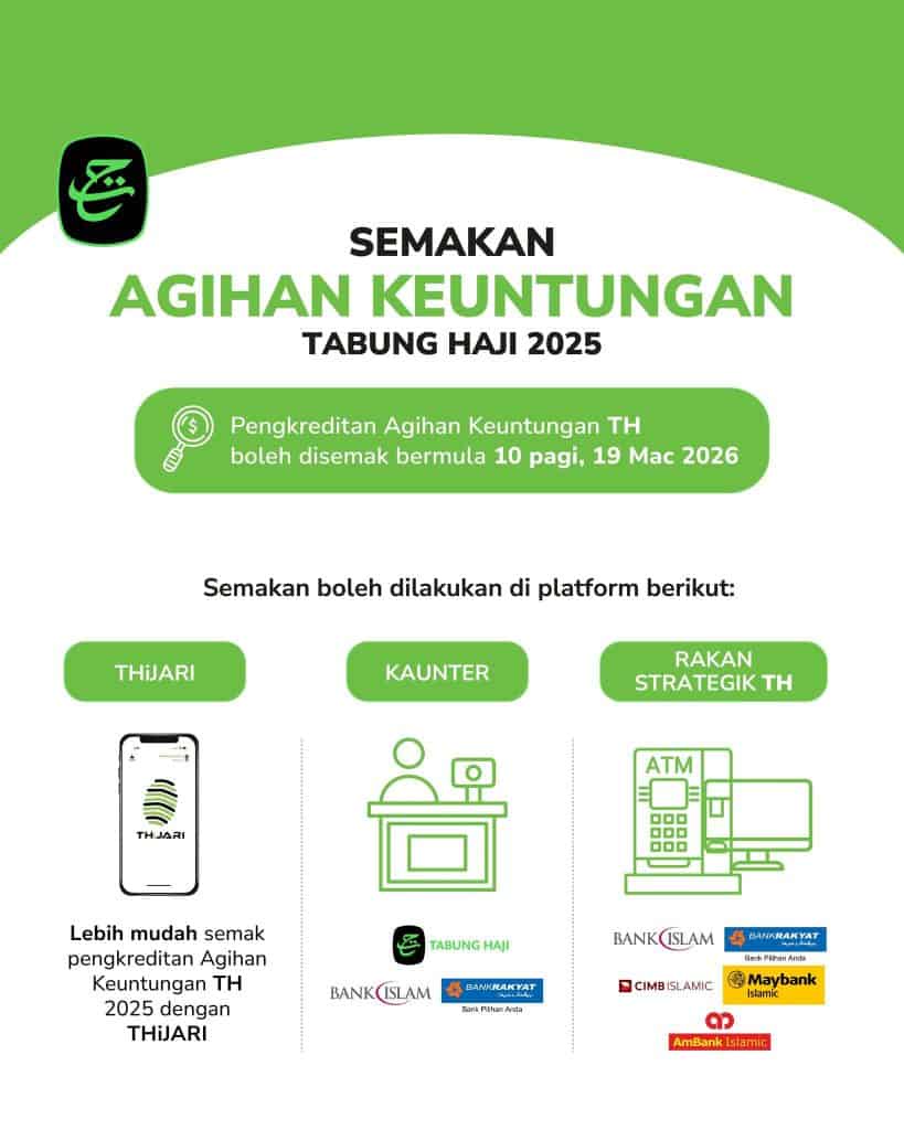 Image from: Dividen Tabung Haji 2026 3.5%, Ini Cara Semak Akaun TH