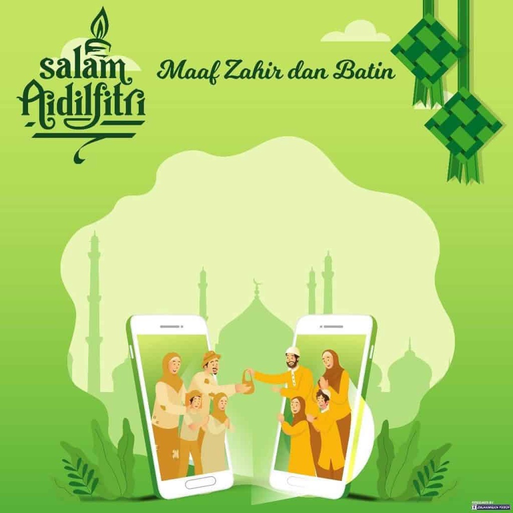 Image from: Contoh Ucapan Selamat Hari Raya Aidilfitri 2026 Kreatif & Menarik