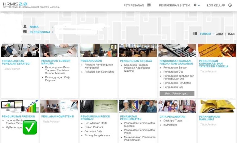 Image from: PBPPP: Login ePrestasi & Semakan Markah Penilaian