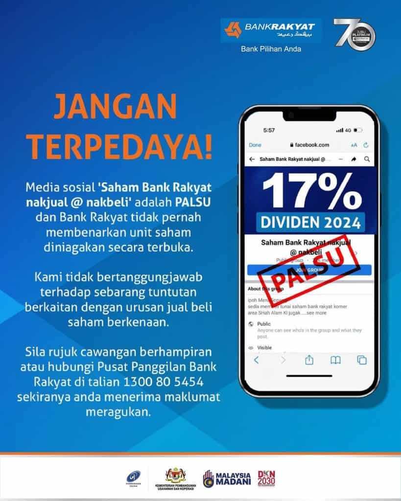 Image from: Dividen Bank Rakyat 2026 Diumum 18%, Bayaran Dikreditkan 16 April 2026