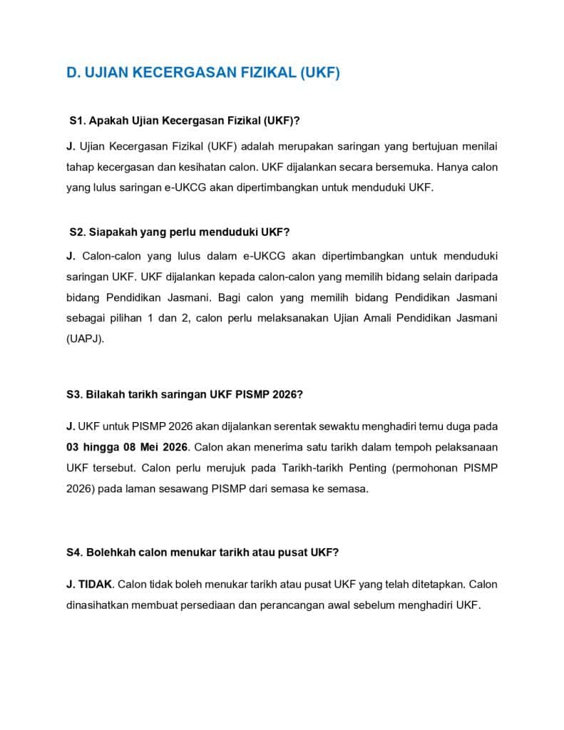 Image from: PISMP 2026 – Semakan Keputusan e-UKCG, Temuduga & UKF