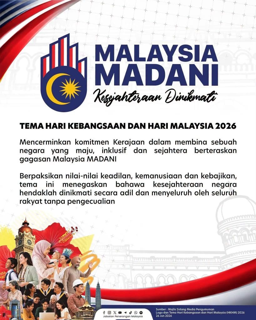 Image from: Logo & Tema Hari Kebangsaan 2026 / Hari Malaysia