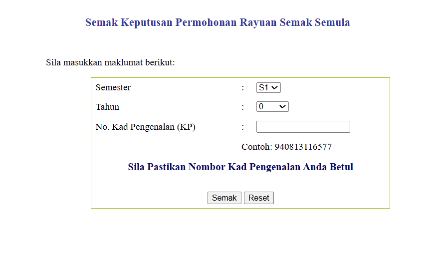 Image from: Rayuan Semak Semula Keputusan STPM 2025 (Semester 3)