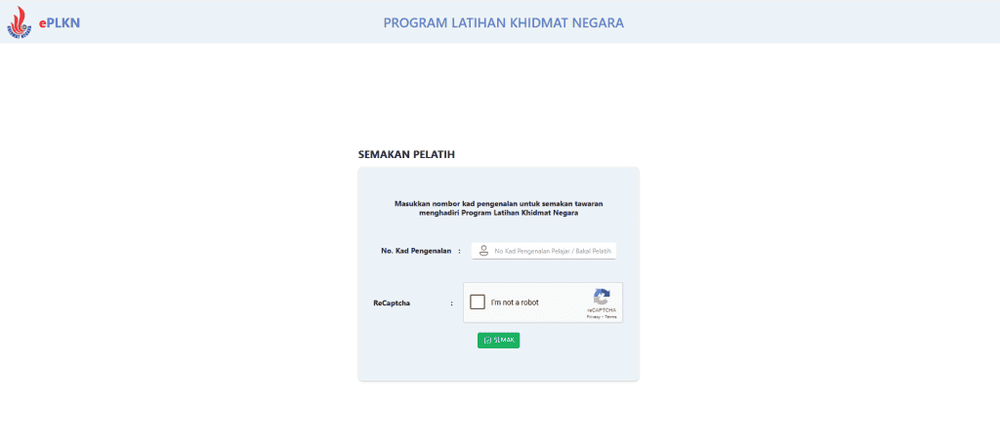Image from: PLKN 3.0 SIRI 2/2026- Semakan PLKN (Program Latihan Khidmat Negara)