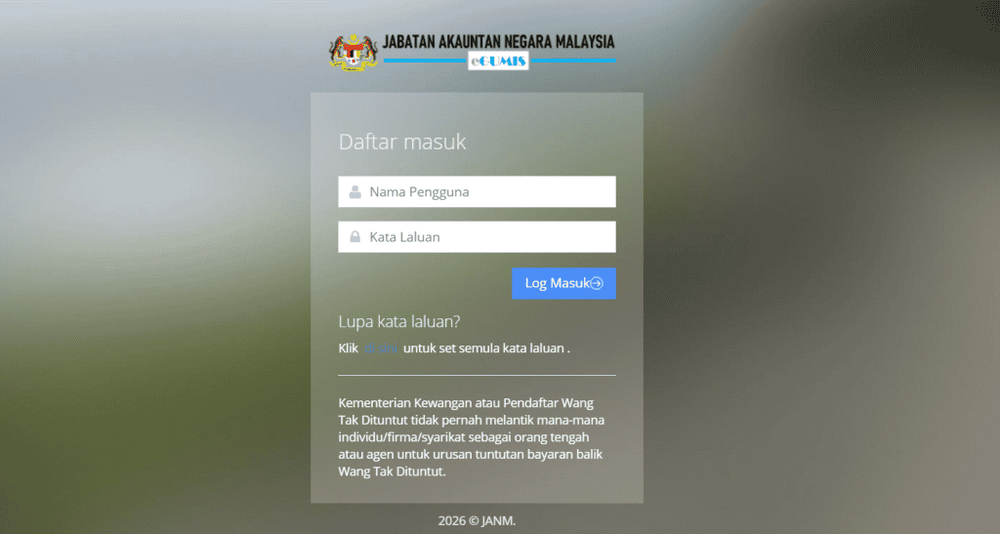 Image from: Semak Wang Tak Dituntut di eGUMIS & MyGOV – Rugi Kalau Tak Buat!