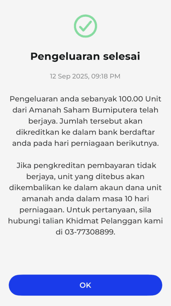 Berapa Hari Duit ASB Masuk Akaun Bank Selepas Pengeluaran?