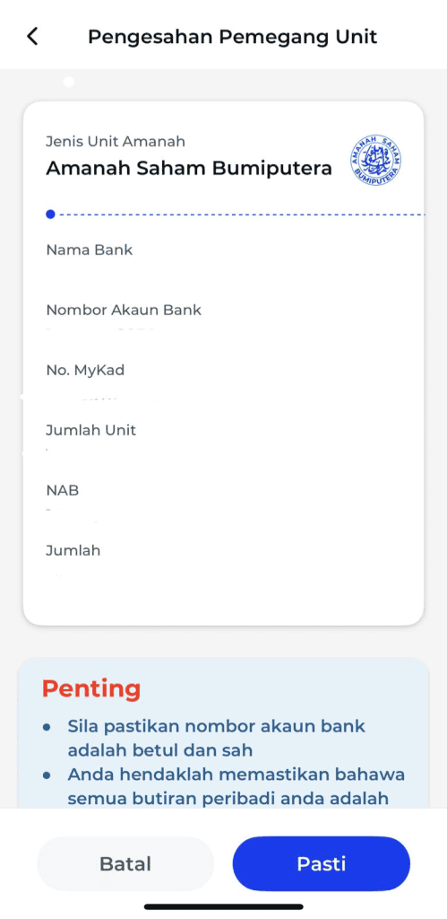 Pengeluaran ASB Secara Online Melalui myASNB & Had Pengeluaran