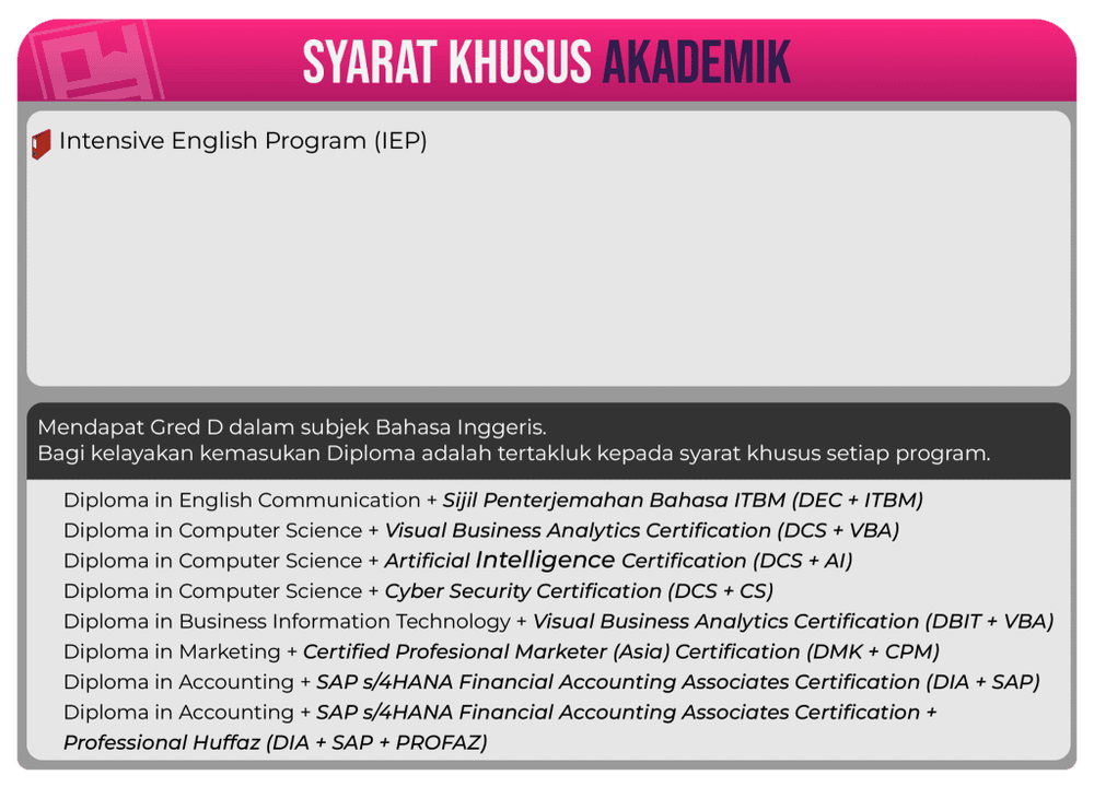 Image from: Permohonan Program Diploma Kolej Profesional MARA 2026/2027