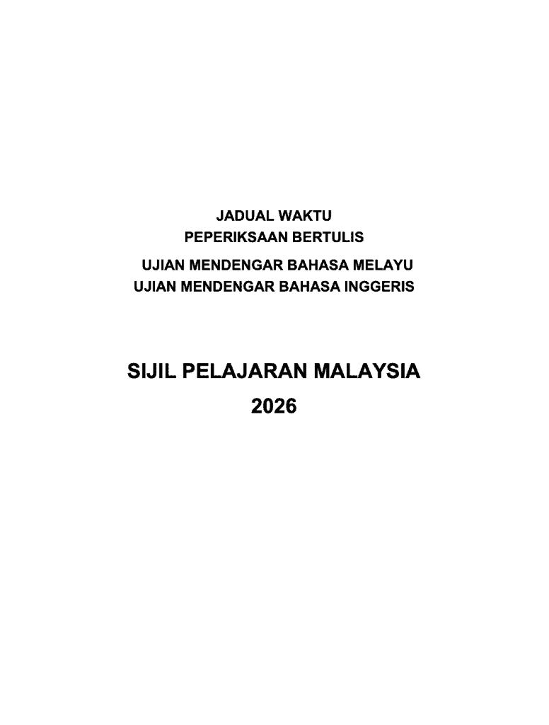 Image from: Tarikh & Jadual SPM 2026 (Lembaga Peperiksaan Malaysia)