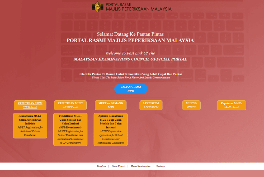 semakan keputusan stpm 2026