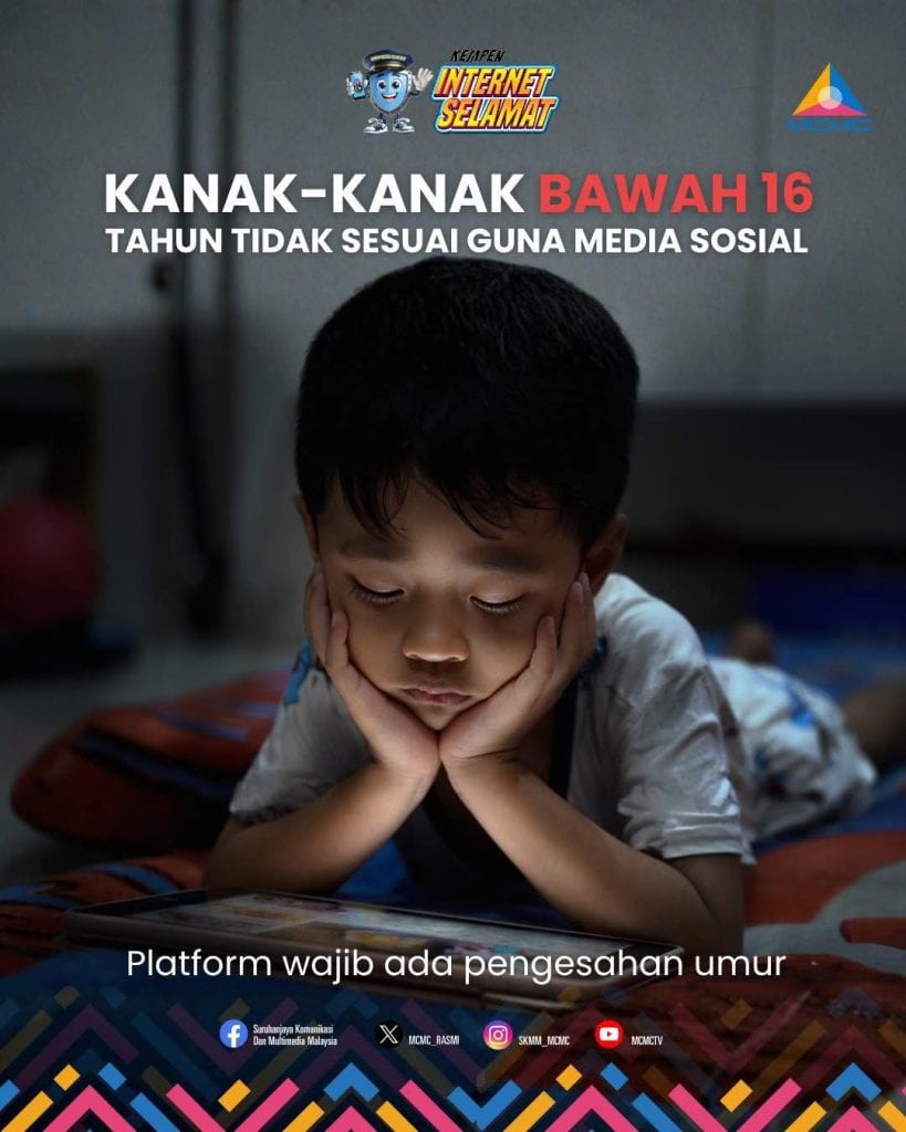 media sosial 16 tahun