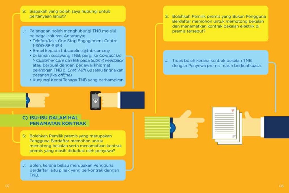 Cara Tukar Nama Penyewa Bil TNB