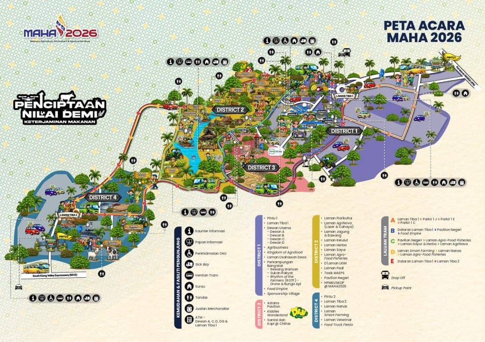 Image from: MAHA 2026 (28 Ogos-6 September) Jadual Acara & Peta Lokasi