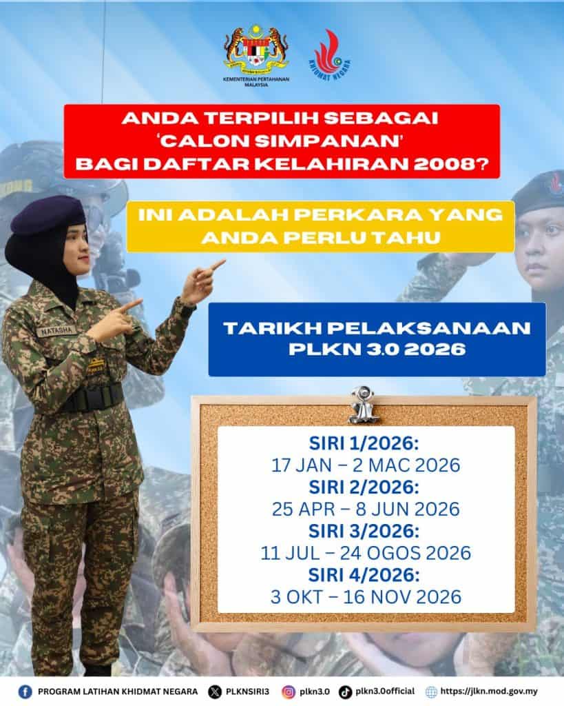 Image from: PLKN 3.0 SIRI 2/2026- Semakan PLKN (Program Latihan Khidmat Negara)