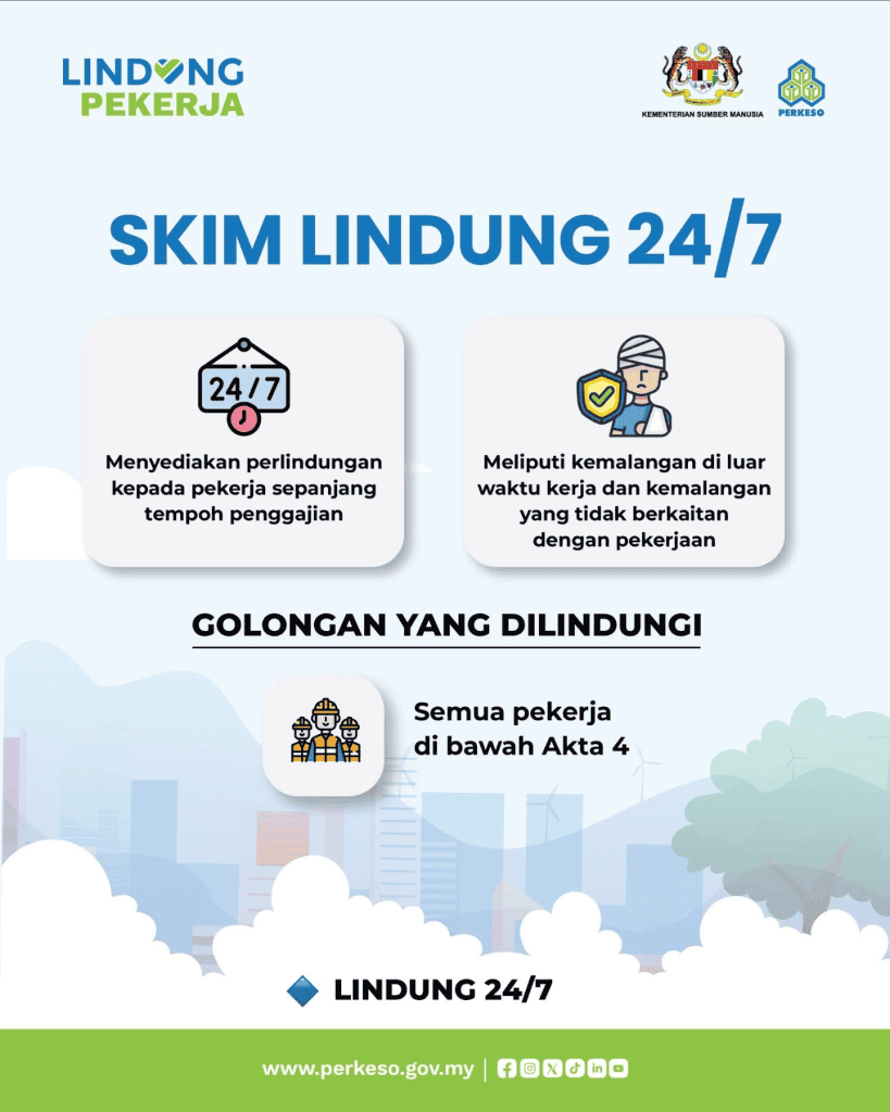 Image from: Skim Lindung 24 Jam PERKESO – Ini Kesannya Kepada Pekerja