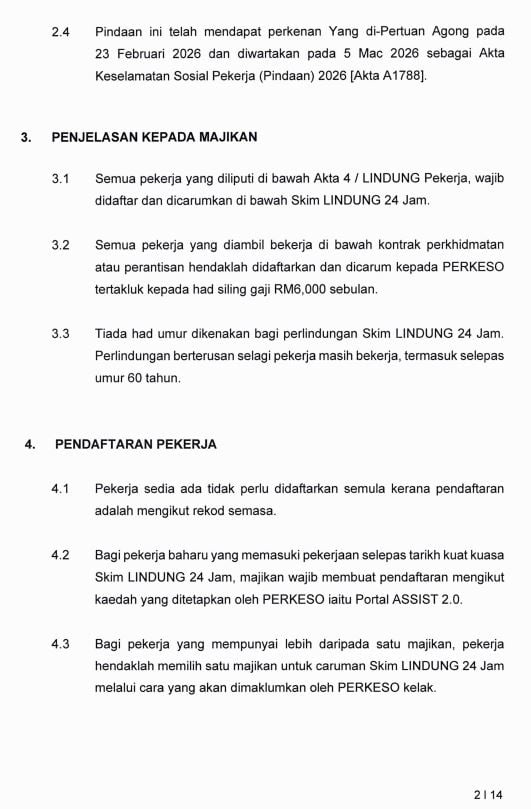 Image from: Skim Lindung 24 Jam PERKESO – Ini Kesannya Kepada Pekerja