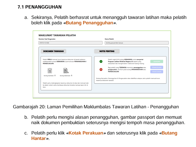 pengecualian plkn
